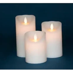 LED bloklys - 15 cm - eksklusiv batteri