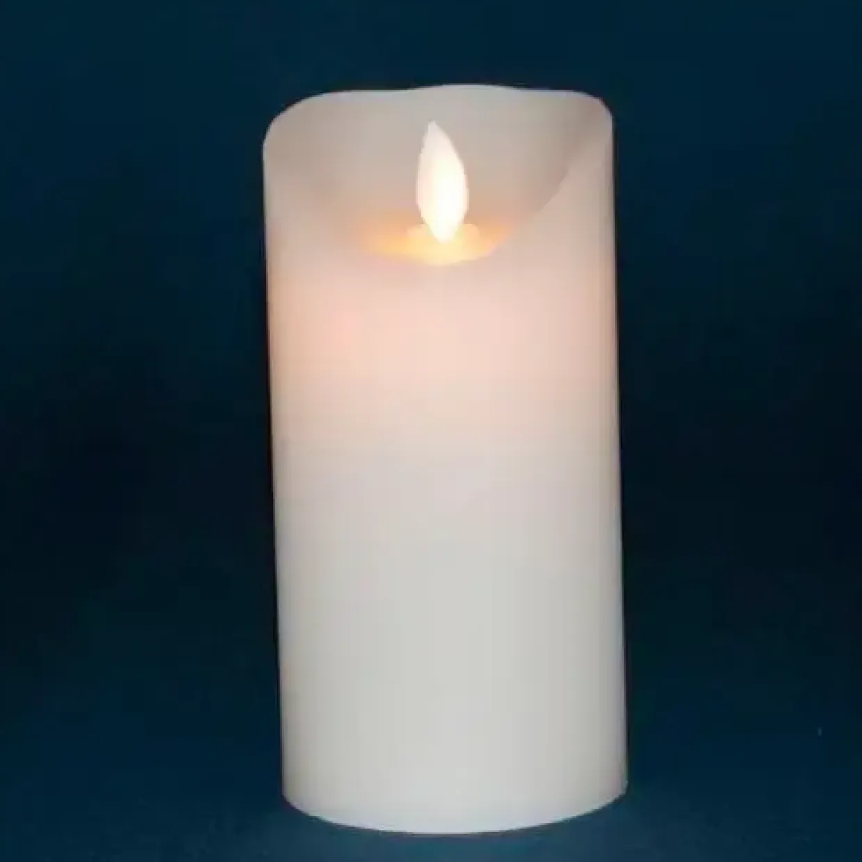 LED bloklys - 15 cm - eksklusiv batteri