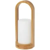 LED lampe, Duni Bamboo, hvid, bambus - 4 stk