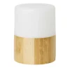 LED-lampe, Duni Bamboo, 75x105mm, bambus - 4 stk