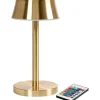 LED lampe - Duni Cordless Nour Midi - Guld - 6 stk