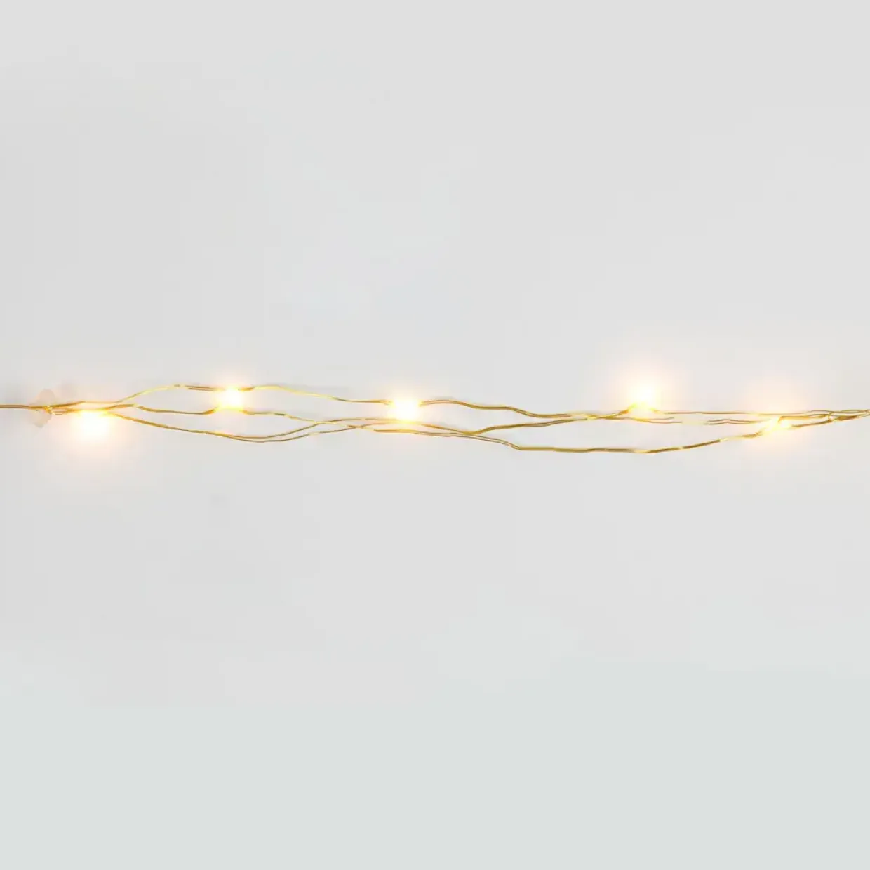LED lyskæde guld - Længde 3,15 meter