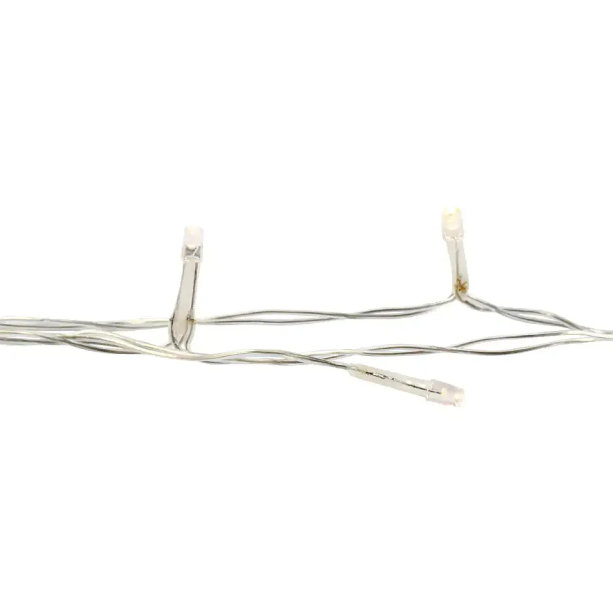 LED Lyskæde - Transparent 3,15 m - Batteridrevet - 20 LED