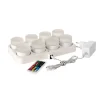 LED Mini, Duni, 48x50mm, flerfarvet, 13 timer, 8t opladningstid