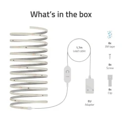 LED Strip Hombli Smart, indendørs belysning, 2 - 5m RGBIC+CCT