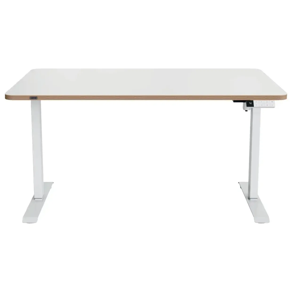 Leitz Bordplade t/sidde/ståbord 140x80cm Ergo hvid
