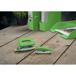 Leitz NeXXt Recycle mini hæftemaskine grøn, 10 ark