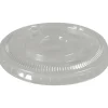 Låg, Abena Cater-Line, Ø7,4cm, klar, PET, rund, til bæger - 2500 stk