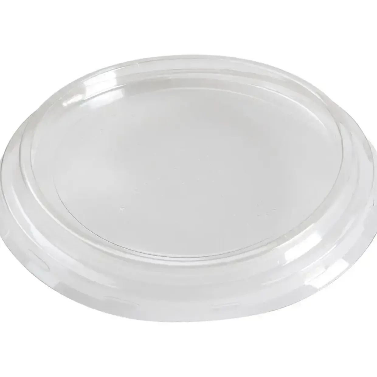 Låg, ABENA Cater-Line, Ø7,5cm, klar, PET/RPET, 80 % RPET + 20 % PET, rund, til bæger - 1000 stk