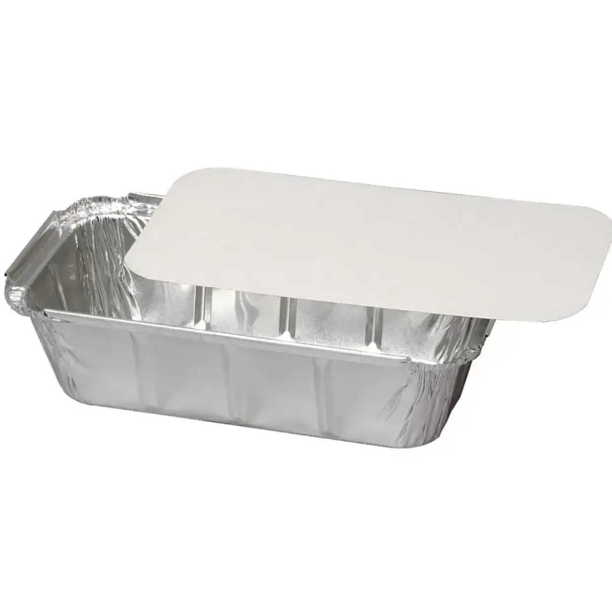 Låg - Abena Cater-Line 25,1x18,5cm hvid pap|aluminium - 500 stk