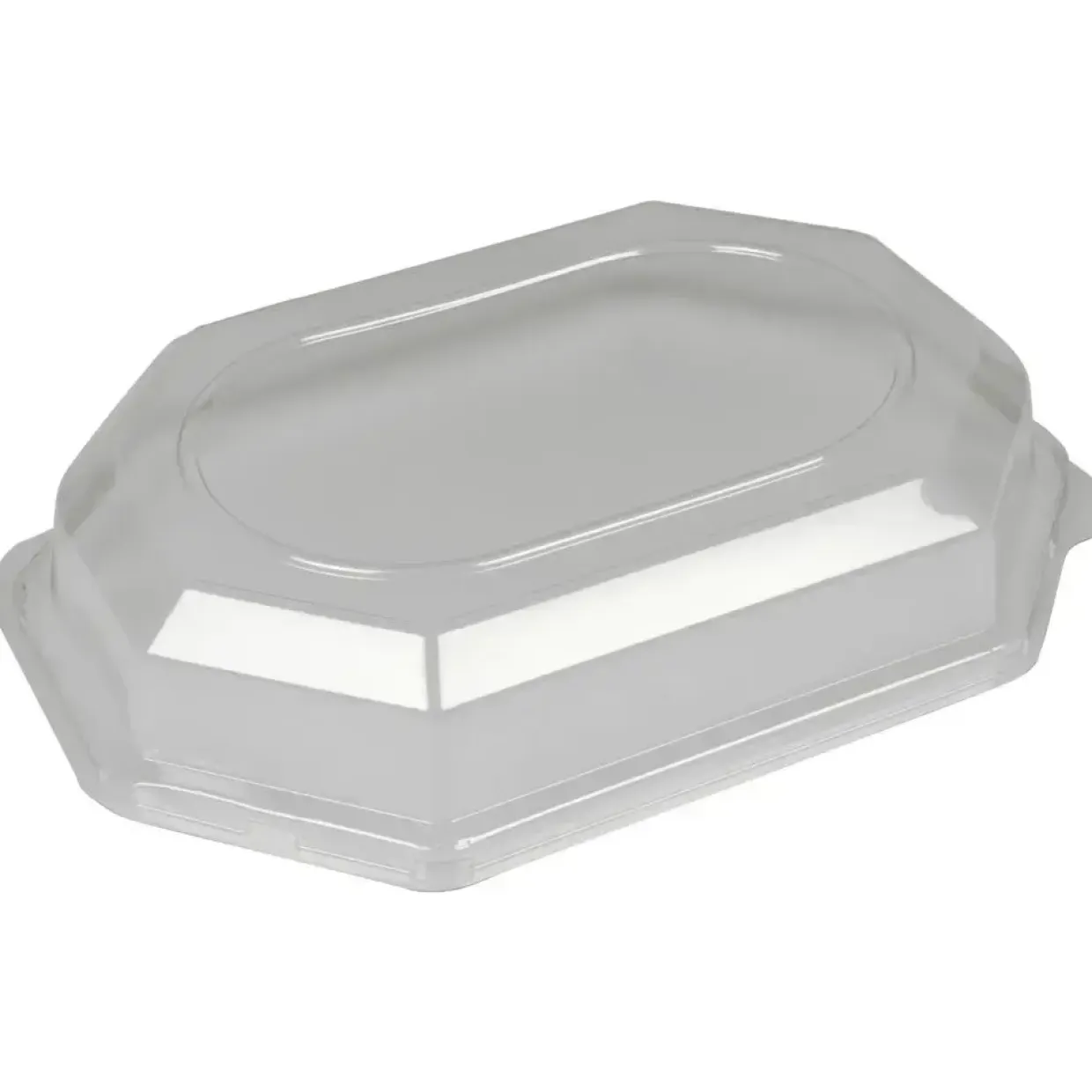 Låg, ABENA Cater-Line, 36x26x6,5cm, klar, RPET, til serveringsfad, lille - 100 stk