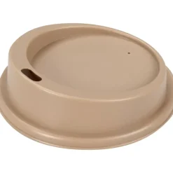 Låg, ABENA Gastro, Ø7,9cm, beige, PP, til kaffebæger til flergangsbrug - 480 stk