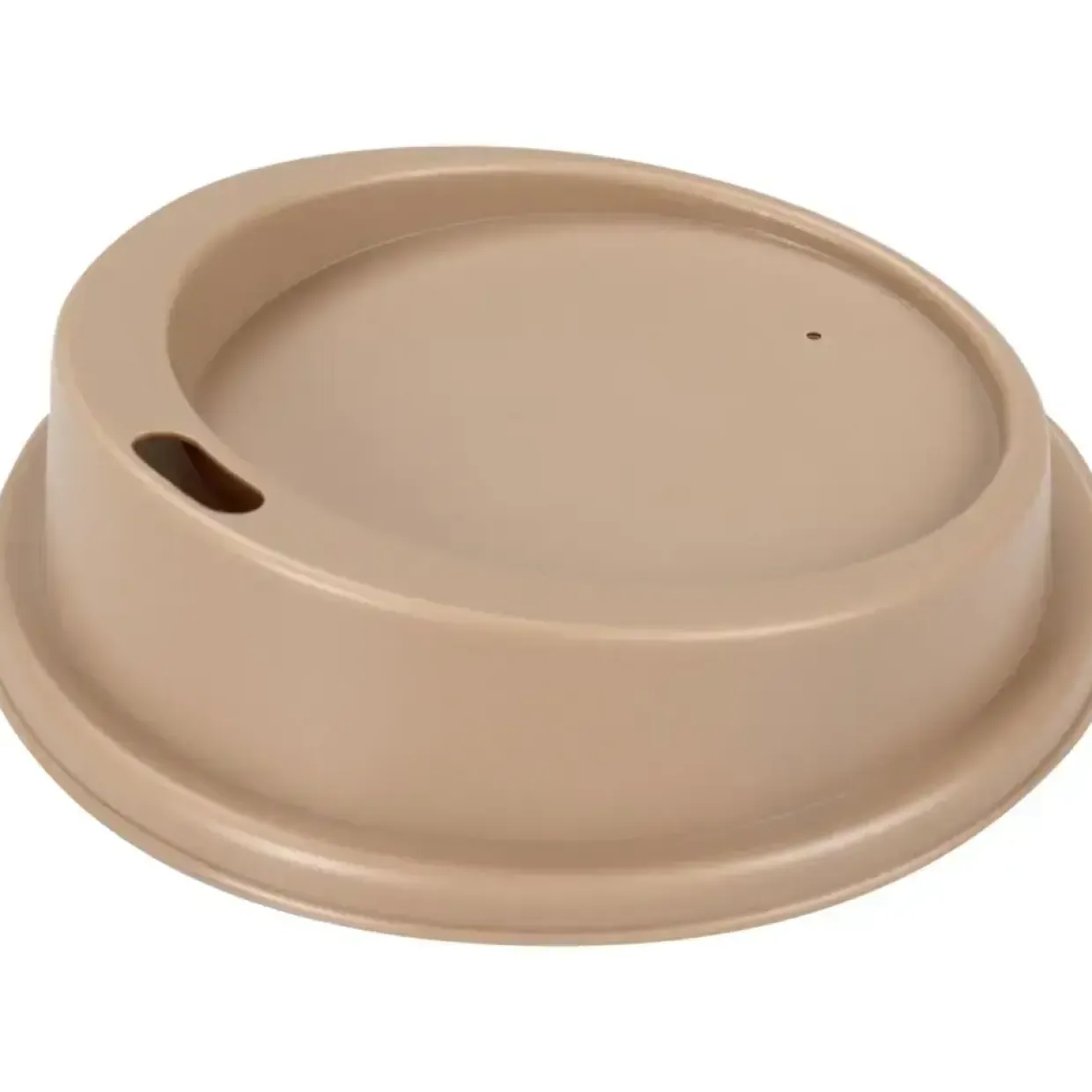 Låg, ABENA Gastro, Ø7,9cm, beige, PP, til kaffebæger til flergangsbrug - 480 stk