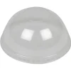 Låg, ABENA Gastro, Ø9,5cm, klar, PET/RPET, 80 % RPET + 20 % PET, hvælvet uden hul - 2000 stk