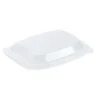 Låg Bistro Warm 1-rum rektangulær L190xB155xH23mm PP Klar - 6 ps x 50 stk/krt
