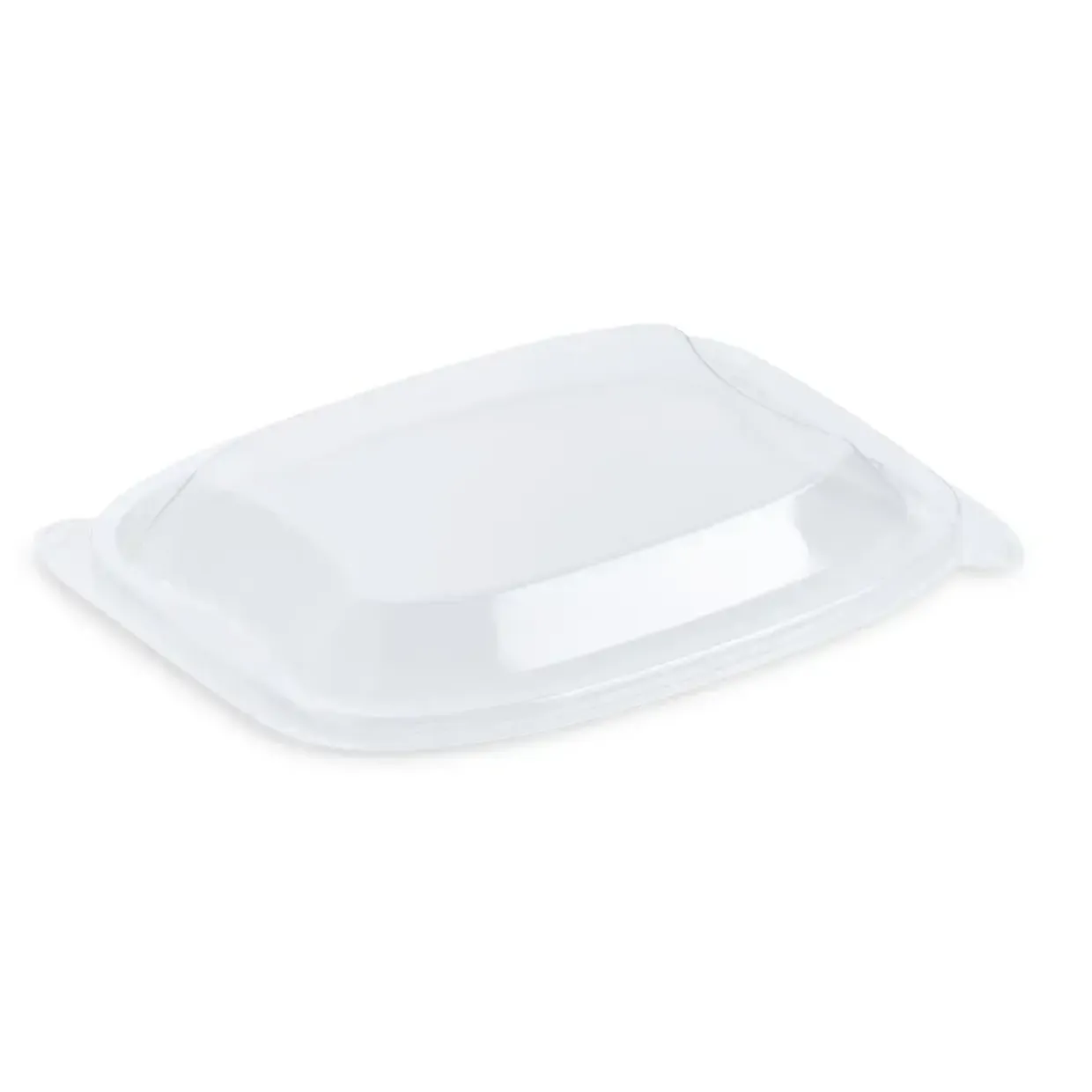 Låg Bistro Warm 1-rum rektangulær L190xB155xH23mm PP Klar - 6 ps x 50 stk/krt
