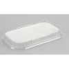 Låg dome A-PET til foliebakke sort/alu 650 ml & 940 ml - 100 stk