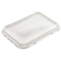 Låg Klar PET 194x144x17 mm M2187 til plastbakke serien 2187 str 187x137 mm - 424 stk/krt