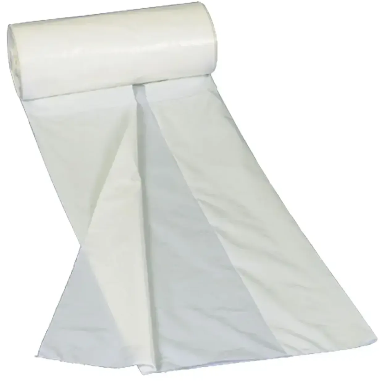 Lågpose LDPE hvid 19 my 30x35 cm 6 L - 10 ruller