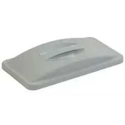 Låg, Rubbermaid, lukket, til kildesortering, grå,