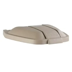 Låg, Rubbermaid, til tohjulet container, til kildesortering, beige,