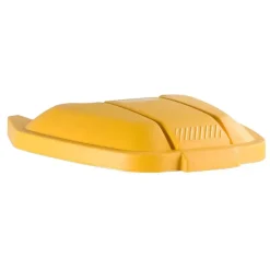 Låg, Rubbermaid, til tohjulet container, til kildesortering, gul,