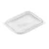Låg – til foliebakke 1264664 – transparent plast – 108 x 83 mm – 100 stk