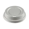 Låg til kaffekop 12/16oz bagasse hvid 1000stk pr karton HVID (1000EA)