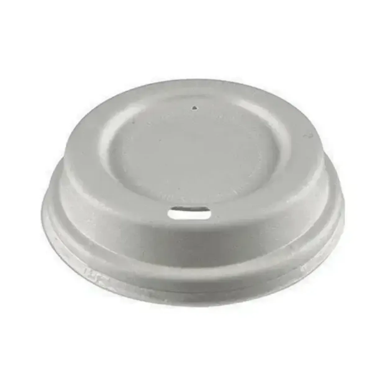 Låg til kaffekop 12/16oz bagasse hvid 1000stk pr karton HVID (1000EA)