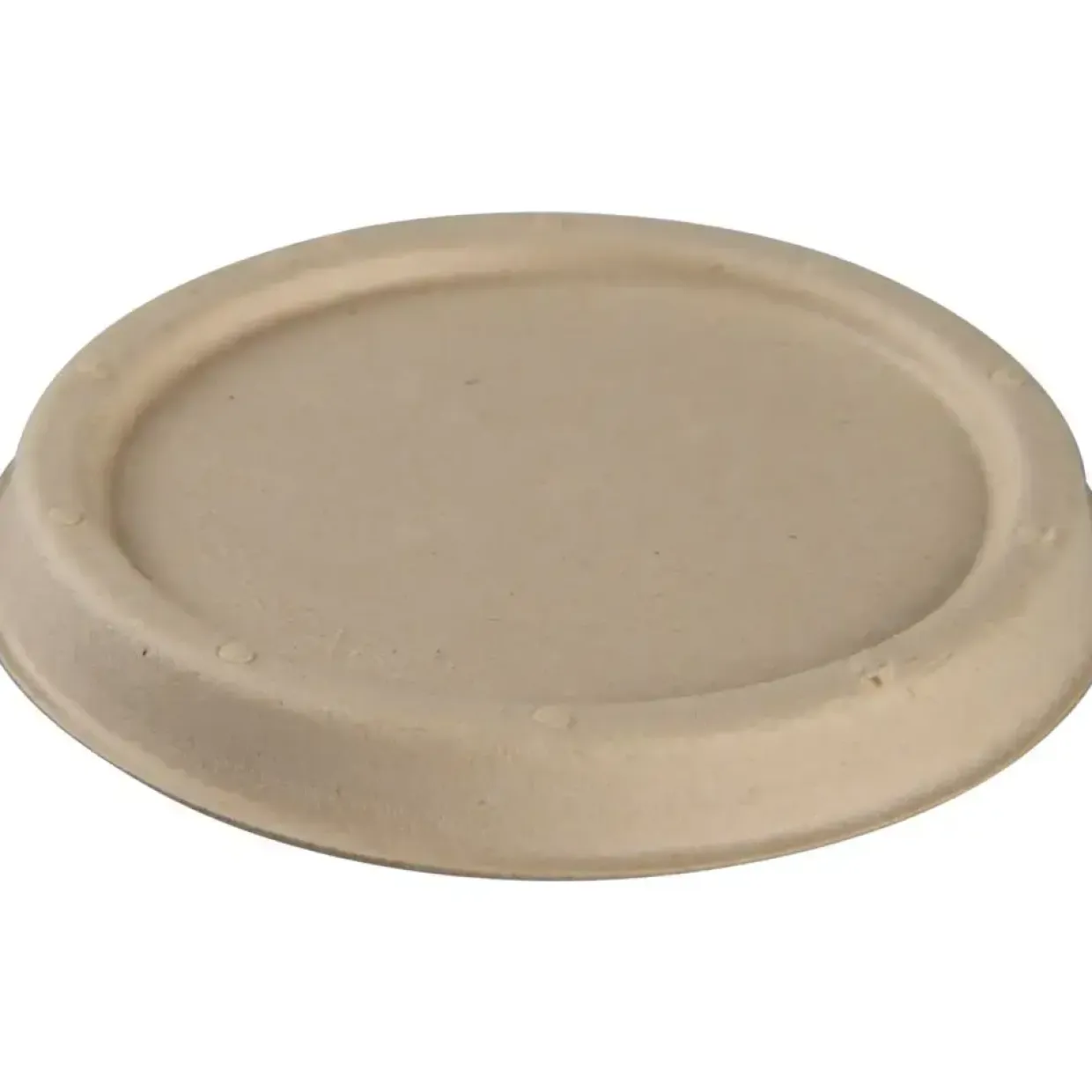 Låg til portionsbæger Abena Cater-Line Ø8,1cm natur sukkerrør - 2000 stk