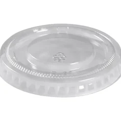 Låg til portionsbæger Ø6,15cm klar PET - 2500 stk