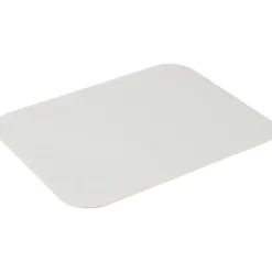 Låg, 23,2x18,1cm, hvid, aluminium/pap - 400 stk