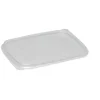 Låg, 11,3x10,5cm, klar, PP, til plastbakke - 1000 stk