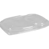 Låg - 25,5x19x2cm klar PP 2-rums - 320 stk