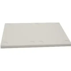 Låg 60x40x2.5 mm EPS Hvid til Hvide termokasser 25/40/50 ltr