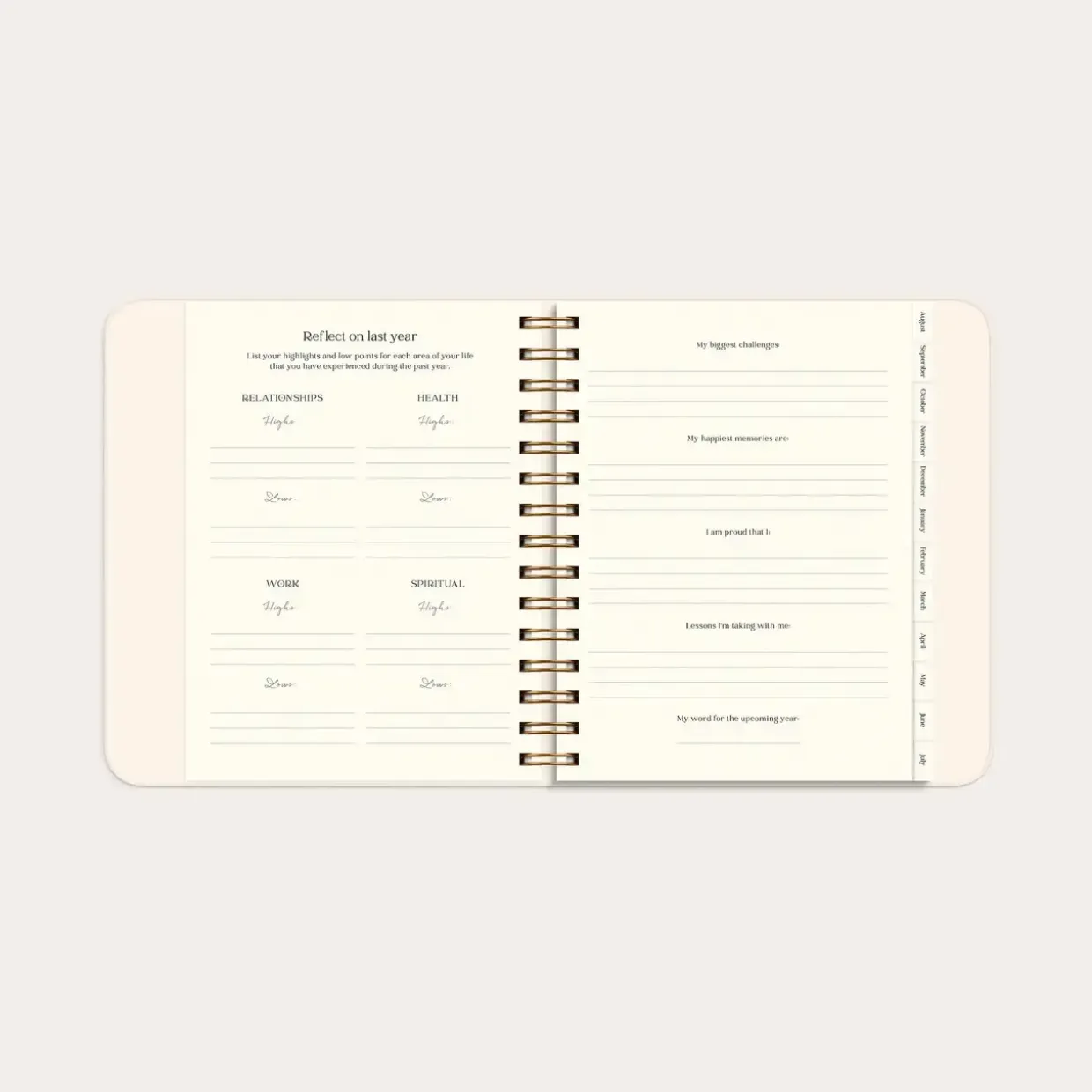 Life Planner - 216 x 190mm - Pastel flowers - 2026/2027 - Mayland - 93123727