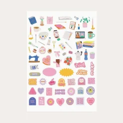 Life Planner - 216 x 190mm - Pastel flowers - 2026/2027 - Mayland - 93123727