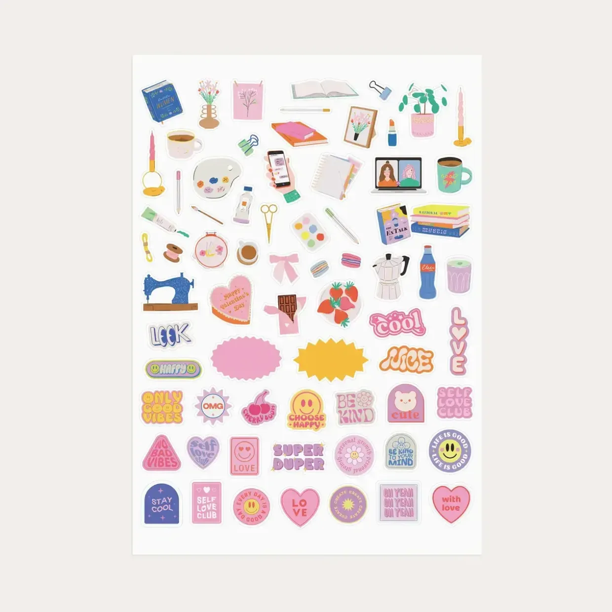 Life Planner - 216 x 190mm - Pastel flowers - 2026/2027 - Mayland - 93123727