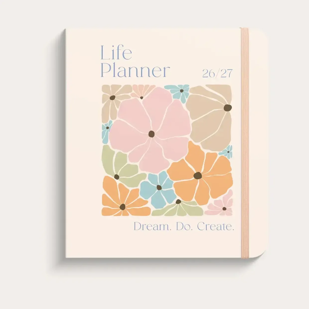 Life Planner - 216 x 190mm - Pastel flowers - 2026/2027 - Mayland - 93123727