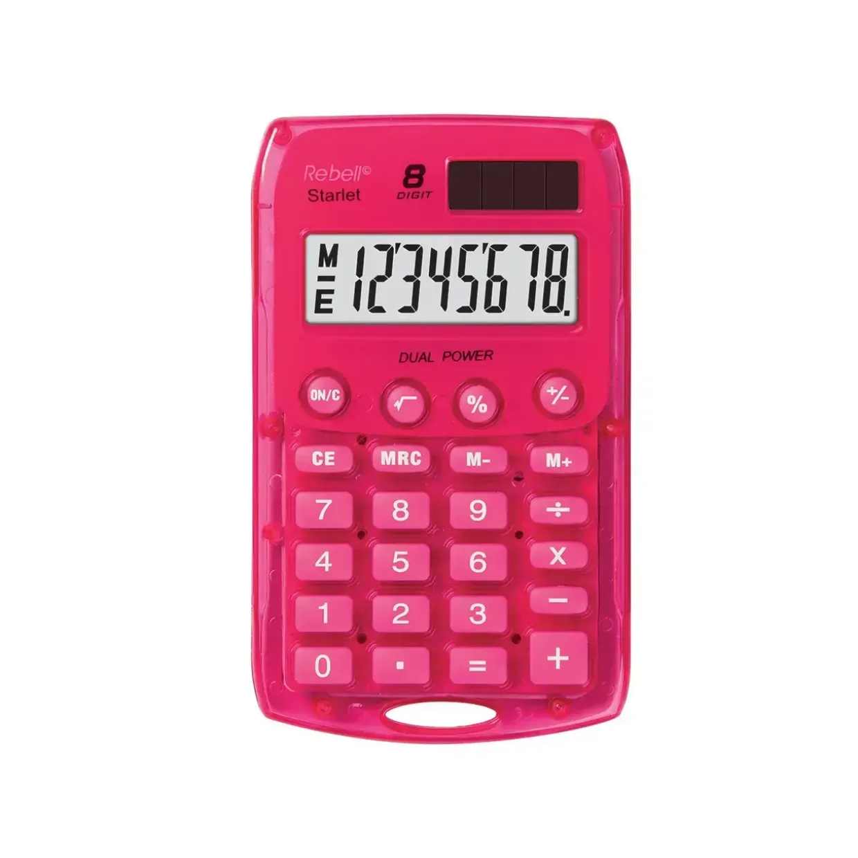Lille billig lommeregner Rebell Starlet pink