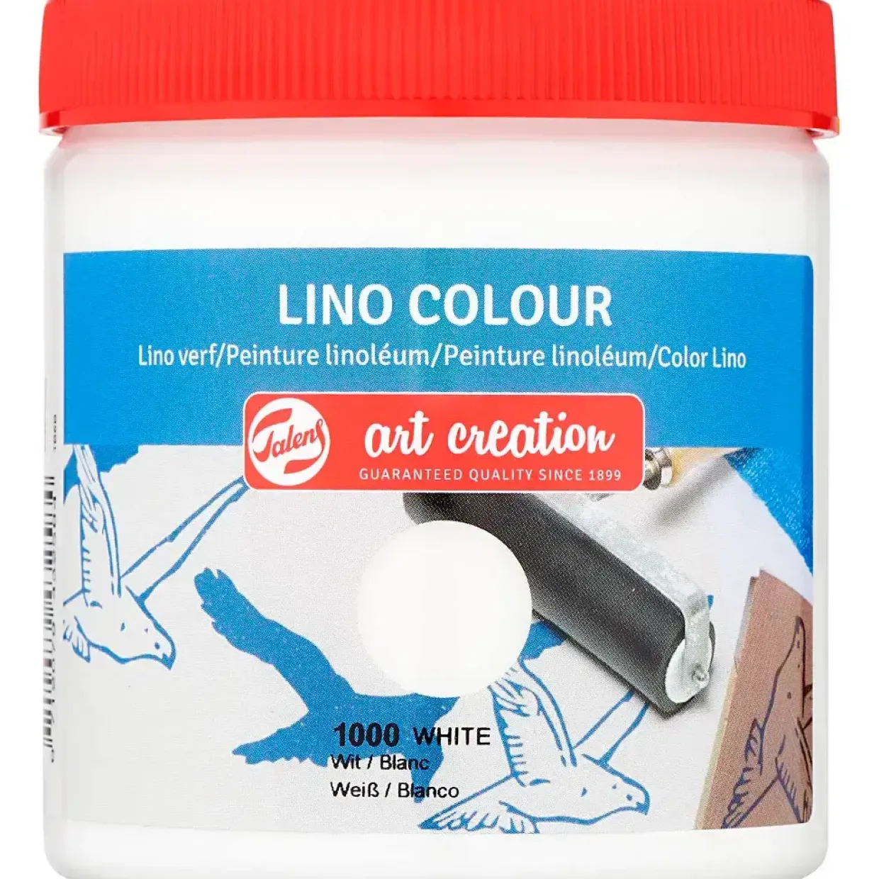 Linoleumssværte, hvid, 250 ml/ 1 ds.