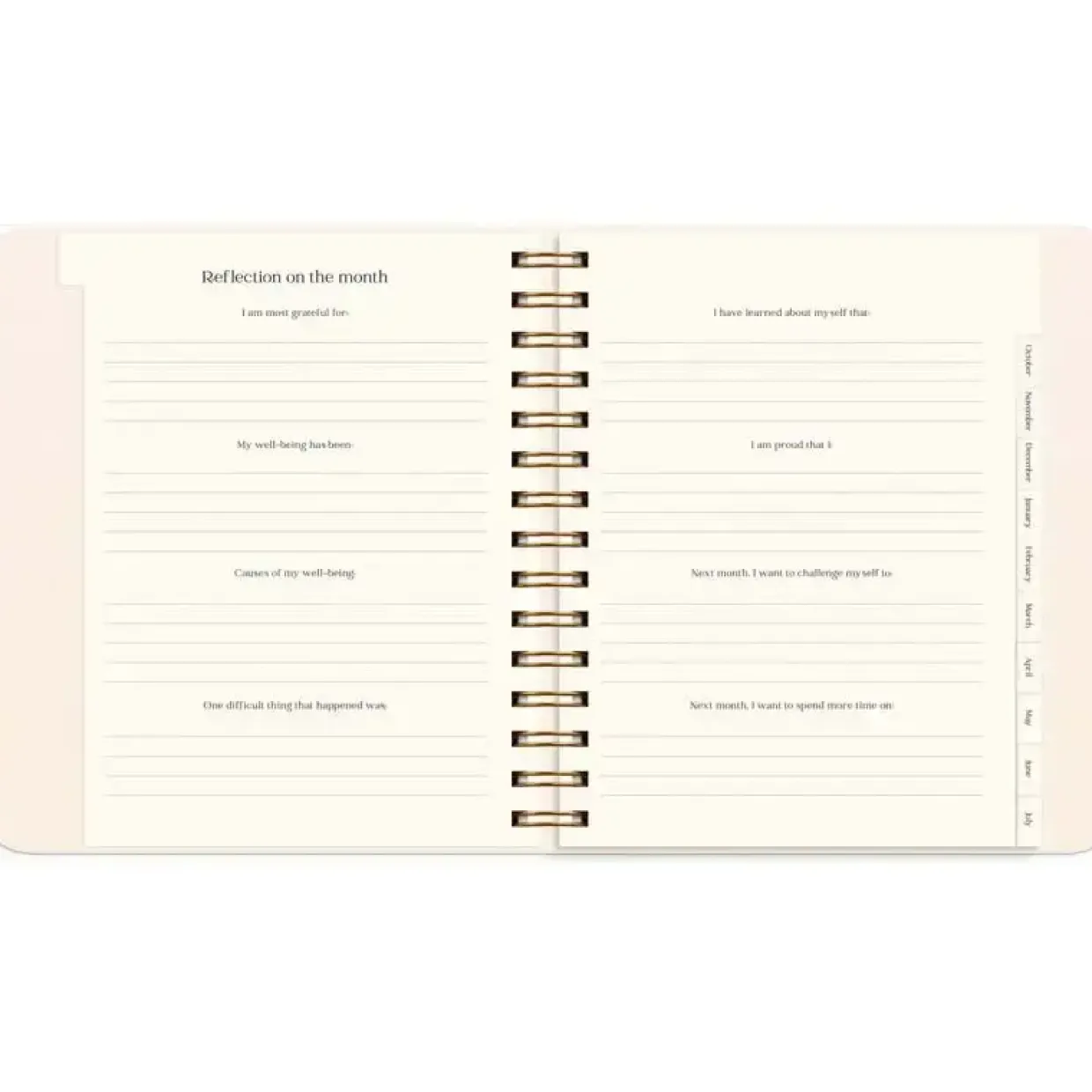Livsstilskalender - Life Planner Delicate Flowers - 190x216mm - Spiral - 2027 - Mayland - 93121727