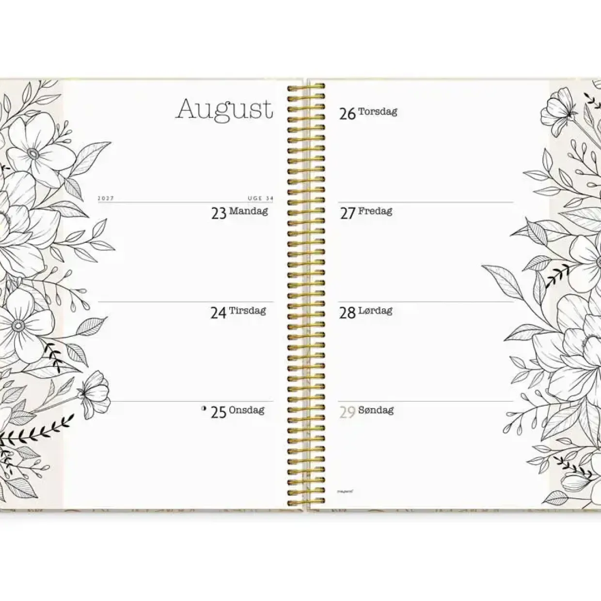 Livsstilskalender - Life Planner Dream & Do - 169x234mm - 2027 - Mayland - 27226600