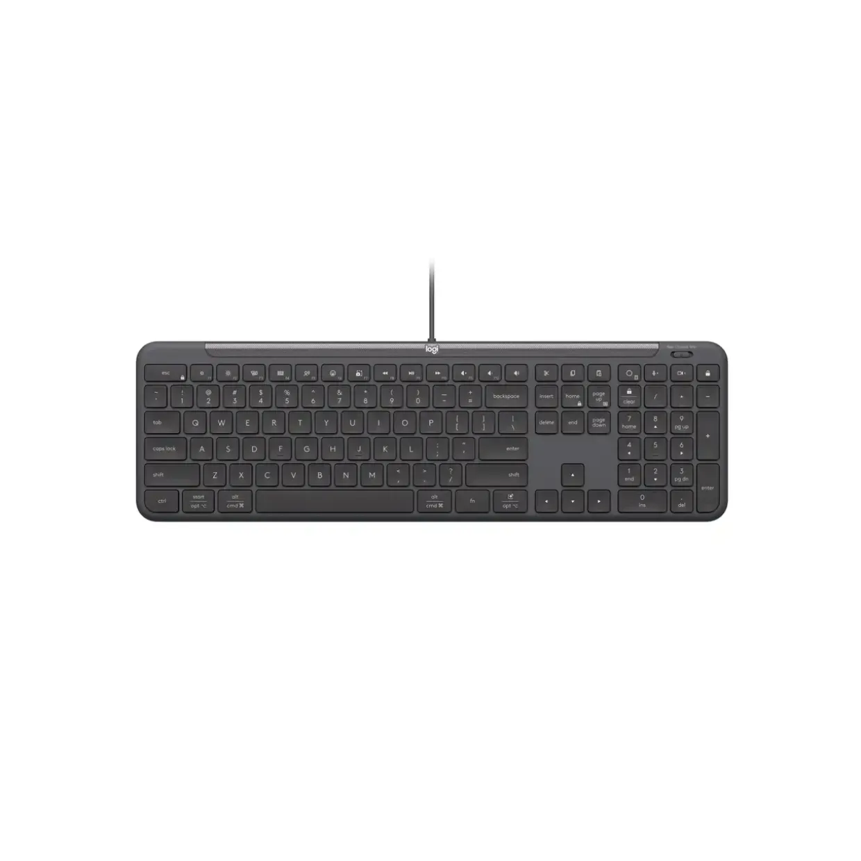 Logitech K620 Wired Business Keyboard, Graphite (Nordic)