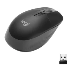 Logitech M190 Full-size wireless mouse, Charcoal