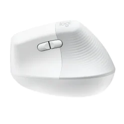 Logitech mus Lift Ergo Mouse, Off-white/Pale Grey
