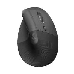 Logitech mus Lift Vertical Ergonomic Mouse for Business, Graphit