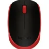 Logitech M171 Wireless Mouse, Red
