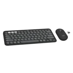 Logitech Pebble 2 Combo Wireless Keyboard/Mouse, Tonal Graphite (Nord