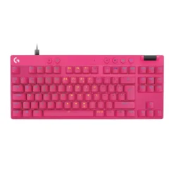 Logitech PRO X TKL RAPID Wired Gaming Keyboard Linear, Pink